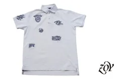 【中古】 ゾーイ ZOY ロゴワッペン刺繍半袖ポロシャツ 2