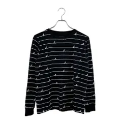 Agnès ｂ.◆長袖Tシャツ アニエスベー  総柄 ブラック系   レディース サイズ 2 6