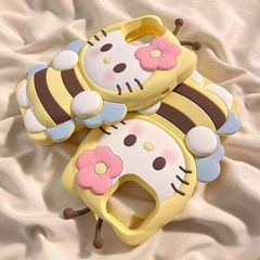 スマホケース　キティーちゃん　ビーちゃん　シリコン　iPhone対応　アイフォンケース　iPhone16/15/15pro/14/13/12/11　可愛いケース　海