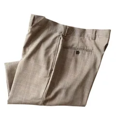 ■古着 NAUTICA ノーティカ スラックスパンツ/チェック/古着/実寸W36L31/裾直有【L5132】のサムネイル