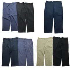 古着卸 まとめ売り ディッキーズ Dickies 874 ワーク パンツ 7枚セット (メンズ 48 /50 /52 ) ノープリーツ センタークリース 古着 NB9765