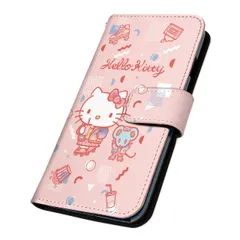 サンリオ 正規品 ハローキティ iPhone 17 Pro Max ケース 手帳型 スマホケース [デザイン:11.80’sPOP（PK）/マグネットハンドあり] SANRIO キティ