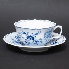 マイセン ブルーオニオン ティーカップ＆ソーサー（00633）