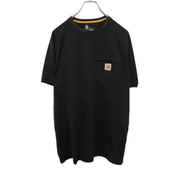 【Carhartt】 ロゴ刺<!-利用不可文字-!> リラックスフィット Tシャツ S-1194