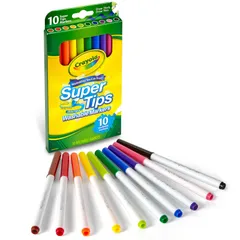 【数量限定】正規品588610 Tips Super マーカーペン10色 水で落とせる マーカー (Crayola) クレヨラ