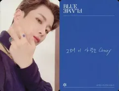 【中古】コレクションカード(男性) ASTRO/MJ/裏面背景青・印刷メッセージ白/CD「BLUE FLAME」(THE STORY Ver.)特典セルフィー・フォトカード