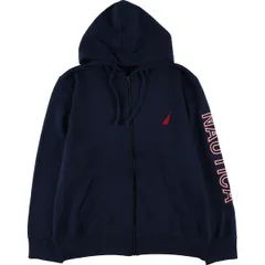 古着 ノーティカ NAUTICA フルジップスウェットシャツ トレーナー メンズXL相当/eaa462779