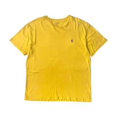 POLO RALPH LAUREN ポロラルフローレン クルーネック 半袖Tシャツ M/イエロー