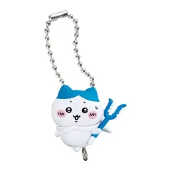 【中古】キーホルダー ハチワレ（ボールチェーンver.） 「ちいかわ つまんでつなげてますこっと」