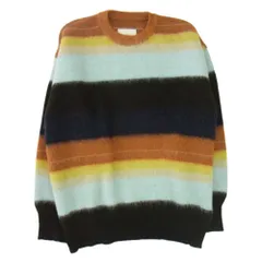 ssstein シュタイン ST.533-2 COLOR COMBINATION MOHAIR LS #MULTI STRIPES カラーコンビネーション モヘア マルチストライプ ニット セーター マルチカラー系 S【美品】【中古】のサムネイル