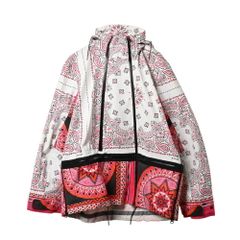 Sacai】バンダナ プリント ブルゾン ジャケット - メルカリ