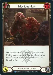 【中古】Flesh and Blood OUT193[R]：(Rainbow Foil)Infectious Host (2)