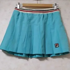 FILA♡フィラ 綺麗色ターコイズカラーのプリーツスコート❦