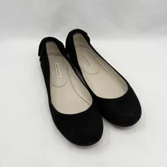 ファビオルスコーニ　フラット　パンプス　リボン　スエード