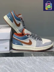 お値下げしました??即購入箱付新品?? Nike (WMNS) Air Jordan 1 Low 'Denim Phantom'  ジョーダン-WTO輸入1