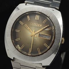 ☆希少 シチズン CITIZEN 自動巻 21石 ブラウングラデーション 稼働