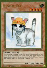 遊戯王 レスキューキャット アジア版 ノーマル 1st 3枚 英語 英語版 ②