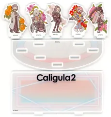 【中古】アクリルスタンド・アクリルパネル オブリガードの楽士A(主人公女子含む) アクリルジオラマ 「DMMスクラッチ! Caligula2-カリギュラ2- -3rd Anniversary- すたんきゅーと」 B-3賞