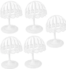 【迅速発送】siawadeky 帽子ラック 帽子スタンド 5個セット 型崩れ防止 自立式 帽子掛け 収納 かつらスタンド ウィッグハンガー 軽量 コンパクト 個人 販売 フリマ 撮影 掛け 収納 ディスプレイ 保管 陳列 ショップ用 自宅用