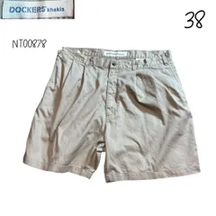 ドッカーズ ツータック チノショーツ w38ベージュ NT00878