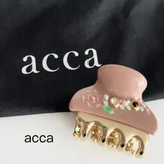 ⭐︎新品未使用⭐︎ acca  ヘアクリップ acca ヘアクリップ ブラック 2個セット - メルカリ
