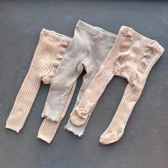 韓国子供服　ニットタイツ　レギンス　７０サイズ　３点セット販売　まとめ売り　ベビー　キッズ　子供服