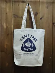 オリジナルキャラクター★CHIEF NUCK★　トートバッグ　キャンバス生地　A4サイズ　ゆるキャラ　キャンプ　カレッジ風　アメリカン　BACKSTREET MARKET