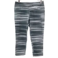 NIKE ナイキ トレーニング 7分丈 タイツ M グレー レギンス レディース 古着