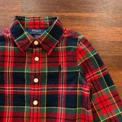 Polo POLO RALPH LAUREN(ポロラルフローレン) キッズ ベビー チェック柄シャツ ワンピース