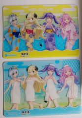 ホロライブ4期生　×　極楽湯クリアカード