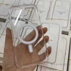 MagSafe対応 iPhone 12 13 14 クリアケース カバー
