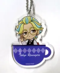 【中古】キーホルダー 灰谷竜胆 「東京リベンジャーズ×PRINCESS CAFE アクリルキーホルダー カフェ衣装ver.(B)」