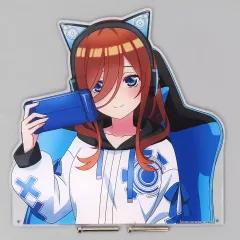 【中古】アクリルスタンド・アクリルパネル 中野三玖 特大ダイカットアクリルボード GAMER STYLE 「五等分の花嫁∽ POP UP STORE in THEキャラショップ」