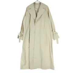 nano universe ナノユニバース 長袖 トレンチコート S ベージュ レディース 古着