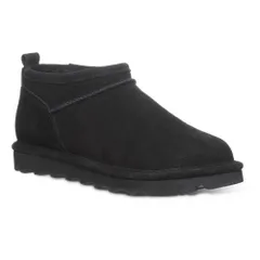 BEARPAW ムートンブーツ ショート レディース おしゃれ ブランド 3049W SUPER SHORTY お取り寄せ【Black】