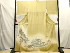 C317正絹　さが美　袷　訪問着　金箔　極美品　トールサイズ　着物 C317正絹 さが美 袷 訪問着 金箔 極美品 トールサイズ 着物