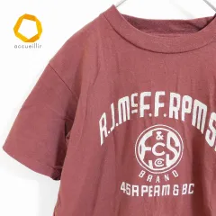 45RPM ロゴ プリント Tシャツ カットソー ブラウン系 876974のサムネイル