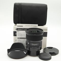 ■ほぼ新品■ SIGMA 単焦点広角レンズ 24mm F1.4 DG HSM | Art A015 SONY-Eマウント用 ミラーレス(フルサイズ)専用