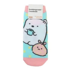 【メール便】すみっコぐらし 女性用靴下 レディースソックス しろくま ドット サンエックス キャラクター