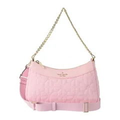 新品 ケイトスペード kate spade ショルダーバッグ QUILTING CONVERTIBLE CROSSBODY ピンクシャンパン