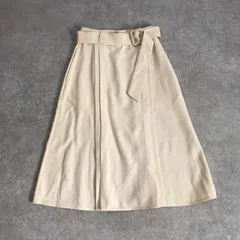 kiton NAPOLI シルク＆ウール 上質素材 ベルト付き スカート キートンのサムネイル
