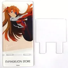 【中古】スマホ・モバイルスタンド(アクリル) 式波・アスカ・ラングレー アクリルスマホスタンド 「エヴァンゲリオン EVASTORE TOKYO-01」 8周年記念