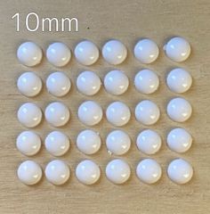 10mm デカールアイ　作製用　土台　15ペア