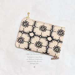 ミナペルホネン rosy ハンドメイド ポーチ - メルカリ