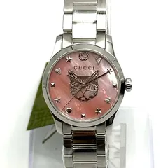 未使用品】GUCCI グッチ YA1265013 腕時計 Gタイムレス 猫 シェル