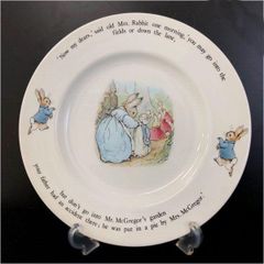 美品 ウェッジウッド ピーターラビット プレート 大皿 旧刻印 飾り皿
