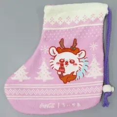 【中古】置物・装飾品 モモンガ クリスマスソックスオーナメント 「ちいかわ なんか小さくてかわいいやつ×コカ・コーラ」 対象商品購入特典