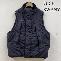グリップスワニー　中綿キルトベスト　ブラック　M GRIP SWANY 【カモ柄限定最終クリアランスSALE】グリップ