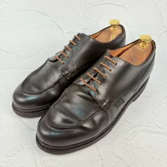パラブーツ シャンボードUK8 Cafe 純正シューツリー付 美品 春のコレクション Paraboot カフェ シャンボード パラブーツ 靴 - 靴