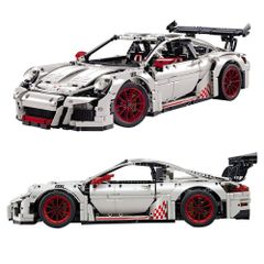レゴ　互換　テクニック ポルシェ 911 GT3 RS　ホワイト